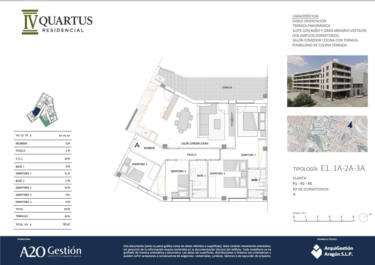 E1 A (4 dormitorios)