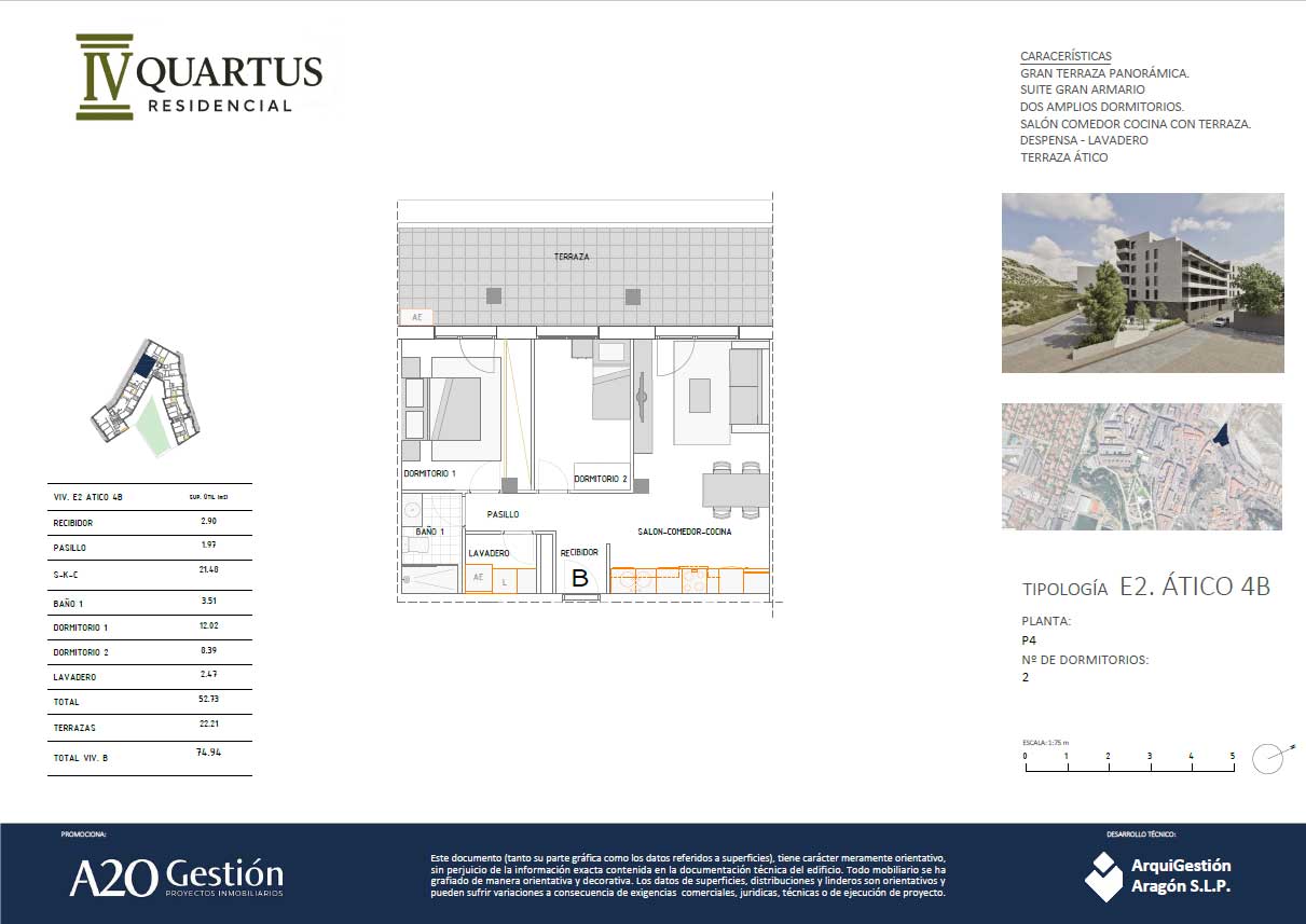 E2 4ºB (2 dormitorios)