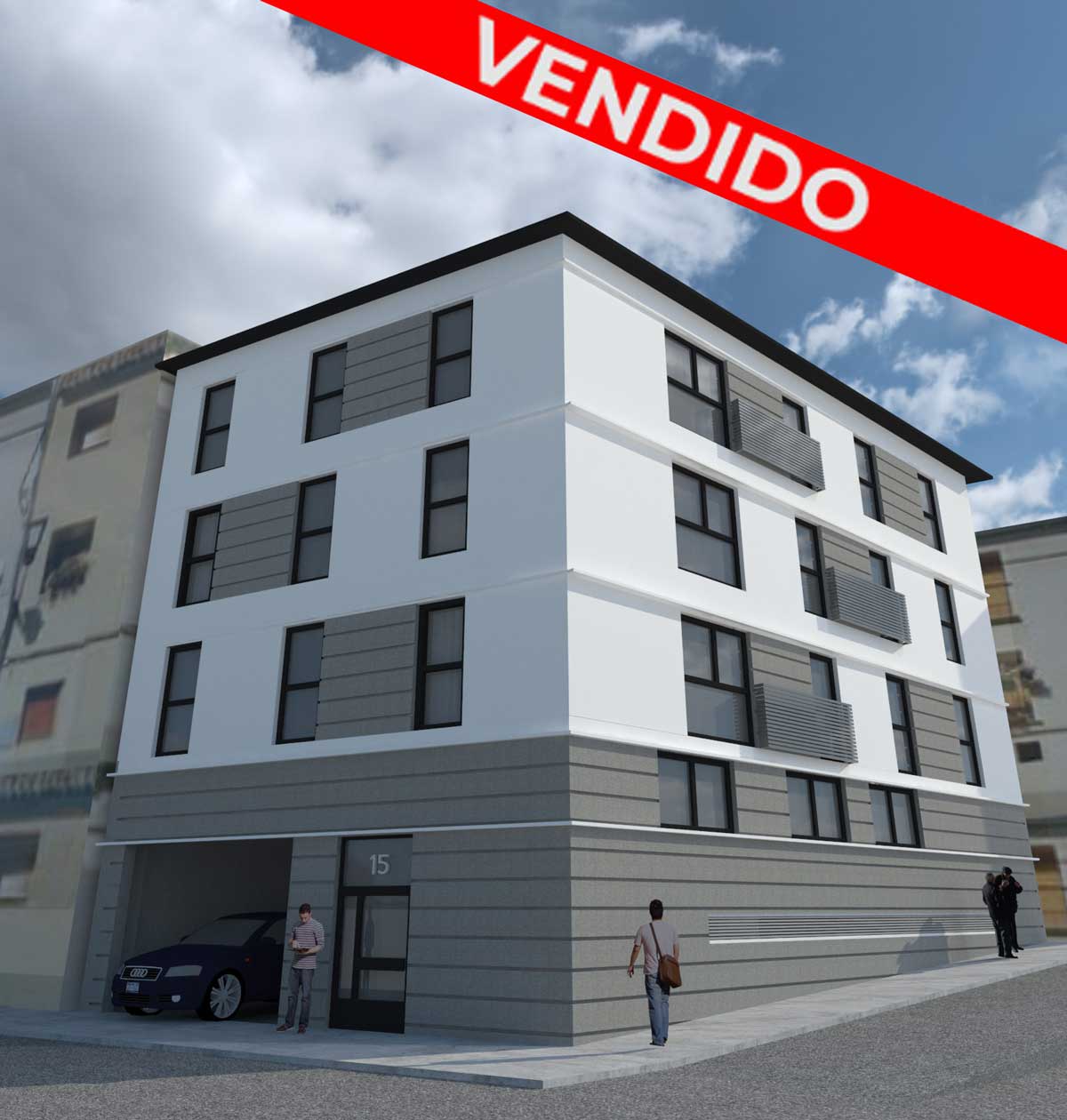 Obra Nueva Torrero Edificio Iberia 15 vendido
